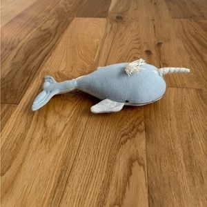 Meri meri narwhal knit stuffed animal